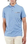 Barbour Corpatch Polo Shirt In Force Blue