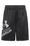 Under Armour Kids' Ua Prototype 2.0 Performance Athletic Shorts In Black/ Pitch Gray