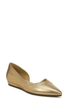 Naturalizer Kristin Demi-wedge Slip-ons Women's Shoes In Bronze Pearl