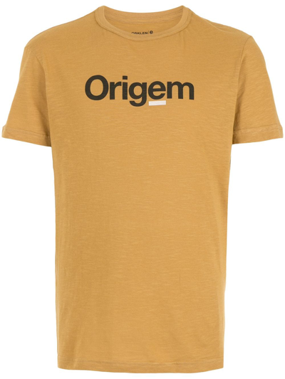 Osklen Origem Print T-shirt In Yellow