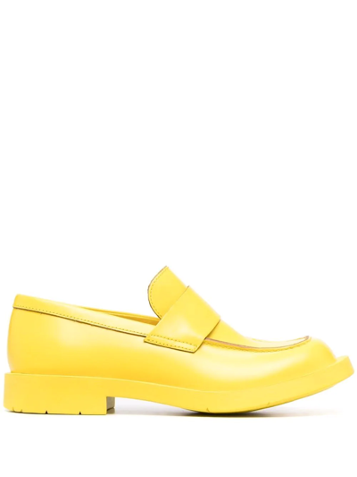 Camperlab Mil 1978 Square-toe Loafers In Yellow