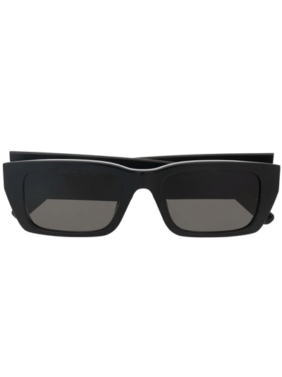 Palm Angels Palm Rectangle-frame Sunglasses In Black