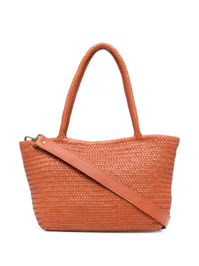 Officine Creative Susan 01 Woven Tote Bag In Brown