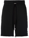 AMIRI COTTON LOGO-PRINT TRACK SHORTS