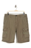 Union Denim Fairview Cargo Shorts In Dusty Olive