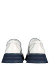 Alexander Mcqueen Wander Chunky Lug Loafers In White