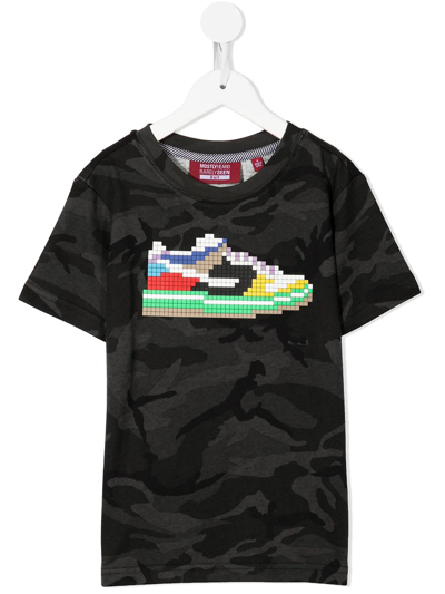 Mostly Heard Rarely Seen 8-bit Kids' Low Cowboy Print T-shirt In Black