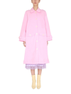 Baum Und Pferdgarten Denelia Cotton-blend Trench Coat In Pink