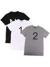 N°21 Set Of 3 N ° 21 Cotton T-shirts In White