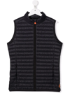 Save The Duck Teen Quilted Padded Gilet In Black