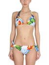 DOLCE & GABBANA HORTENSE PRINT BIKINI