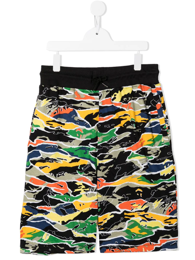 Molo Teen Alw Camouflage-print Track Shorts In Multicolour