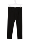 Dsquared2 Black Stretch Virgin Wool Trousers In Black
