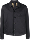 TEN C BUTTON-DOWN COTTON JACKET