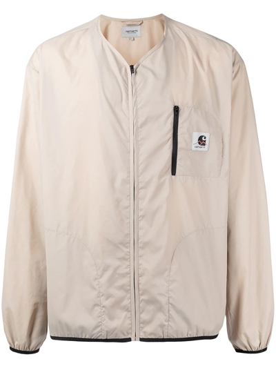 Carhartt Zip Pocket Bomber Jacket In Skin Tones