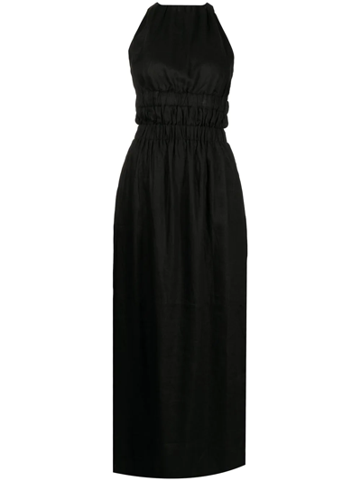 Sir. Vilma Crossover-detail Dress In Black
