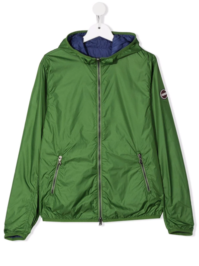 Colmar Kids' Logo-patch Sleeve Jacket In Blue