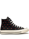 CONVERSE CHUCK 70 EMBROIDERED LIPS HIGH SNEAKERS