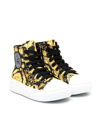 VERSACE ALL-OVER GRAPHIC PRINT TRAINERS
