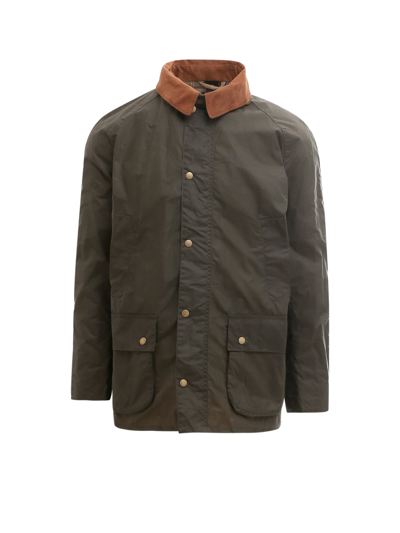 Barbour Ashby Buttoned Long Sleeved Coat In Green
