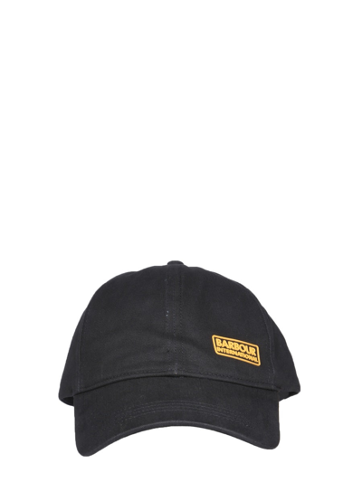 Barbour Northon Drill Logo Cap In Black