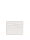 Maison Margiela Four-stitch Leather Card Holder In White