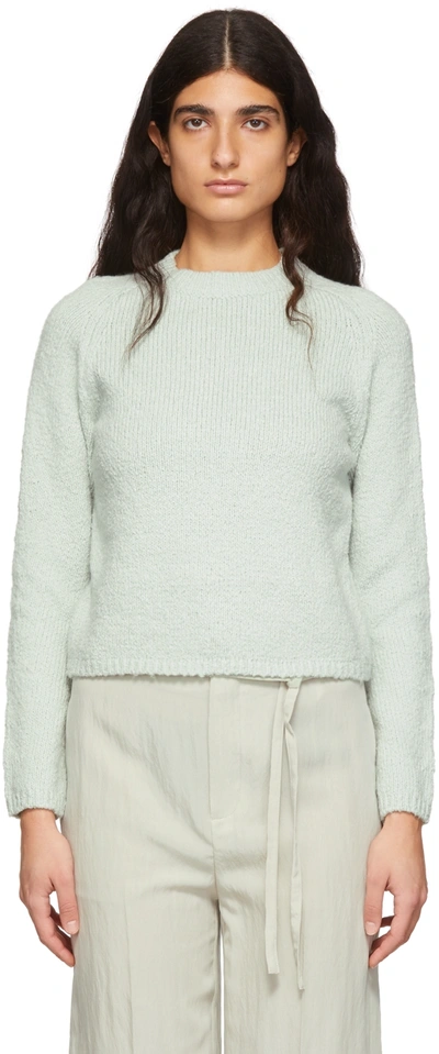 VINCE GREEN COTTON SWEATER