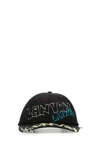 LANVIN BLACK NYLON BASEBALL CAP  ND LANVIN DONNA 60