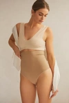 Yummie High-waisted Thong In White
