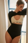 Yummie High Waisted Thong In Black