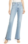 Ag Alexxis High Waist Split Release Hem Bootcut Jeans In 23 Years Facade