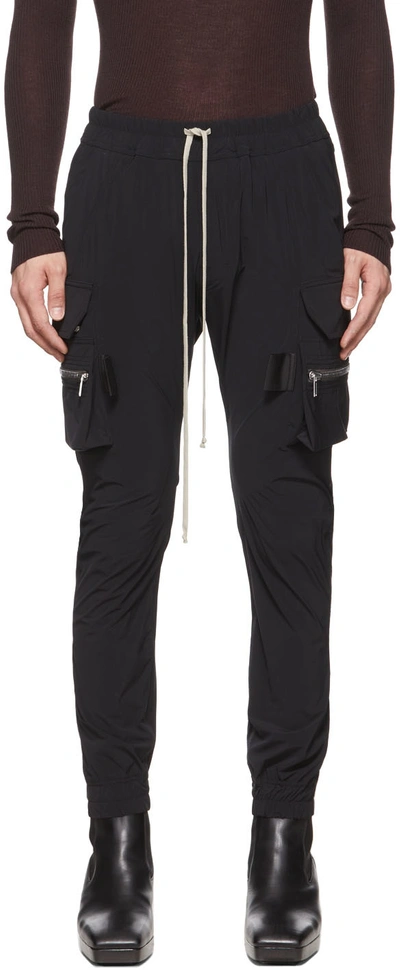 Rick Owens Black Mastodon Cargo Trousers