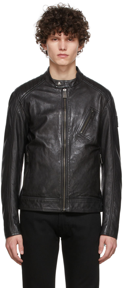 Belstaff Men's V Racer Jacket In Black