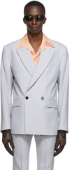 ERNEST W BAKER GREY VIRGIN WOOL BLAZER