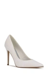 Nine West Women's Bridal Arlene Pointy Toe Pumps Women's Shoes In Ivory Lace
