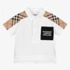 BURBERRY BOYS VINTAGE CHECK BABY POLO SHIRT