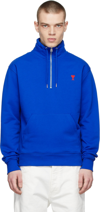 AMI ALEXANDRE MATTIUSSI BLUE AMI DE CŒUR SWEATSHIRT