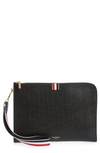 THOM BROWNE ZIP AROUND WALLET