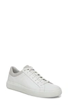 Vince Mens Larsen Leather Low-top Sneakers In White