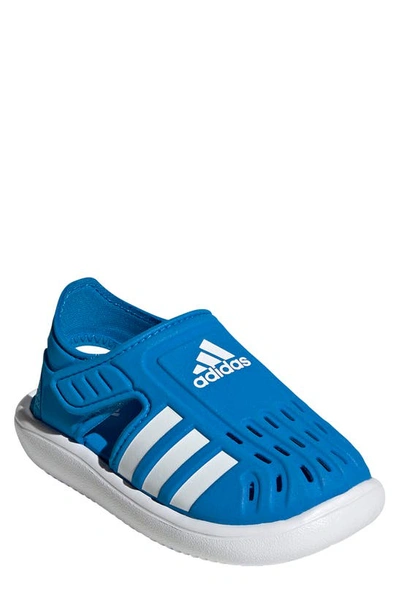 Adidas Originals Water Sandal In Blue Rush/ftwr White