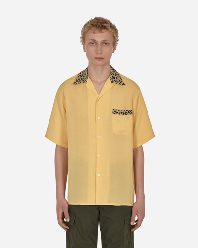Wacko Maria Two-tone 50's Shirt (type-3) In Yellow | ModeSens