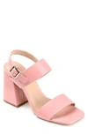 Journee Collection Adras Block Heel Sandal In Pink