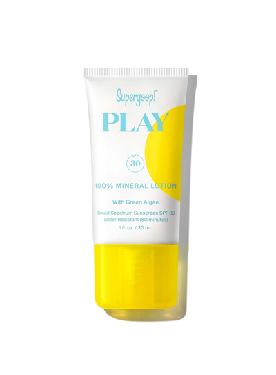 Supergoop Play 100% Mineral Lotion Spf 30 Sunscreen 1 Fl. Oz. !