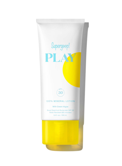 Supergoop Play 100% Mineral Lotion Spf30 With Green Algae 3.4 Fl. oz