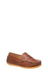 Elephantito Boy's Logan Penny Leather Drivers, Baby In Natural