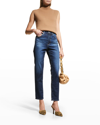 AG ALEXXIS HIGH-RISE SLIM-LEG JEANS - BIODEGRADABLE DYE