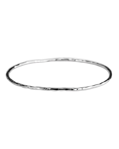 Ippolita 925 Classic Hammered Bangle In Silver