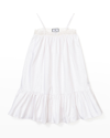 PETITE PLUME GIRL'S WHITE LILY NIGHTGOWN