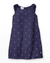Petite Plume Girls' Portsmouth Anchors Amelie Nightgown - Baby, Little Kid, Big Kid In Navy