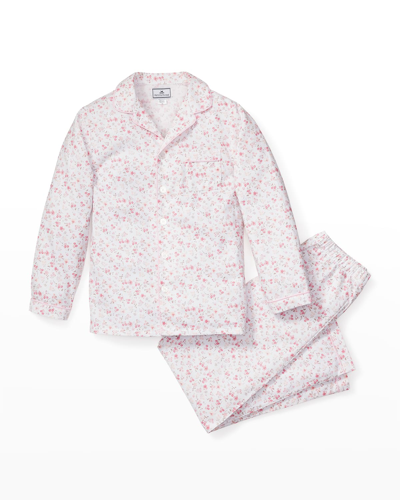 PETITE PLUME GIRL'S DORSET FLORAL-PRINT 2-PIECE PAJAMA SET